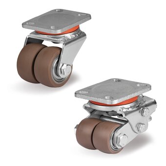 TR-PowerHigh Polyurethane compact castors